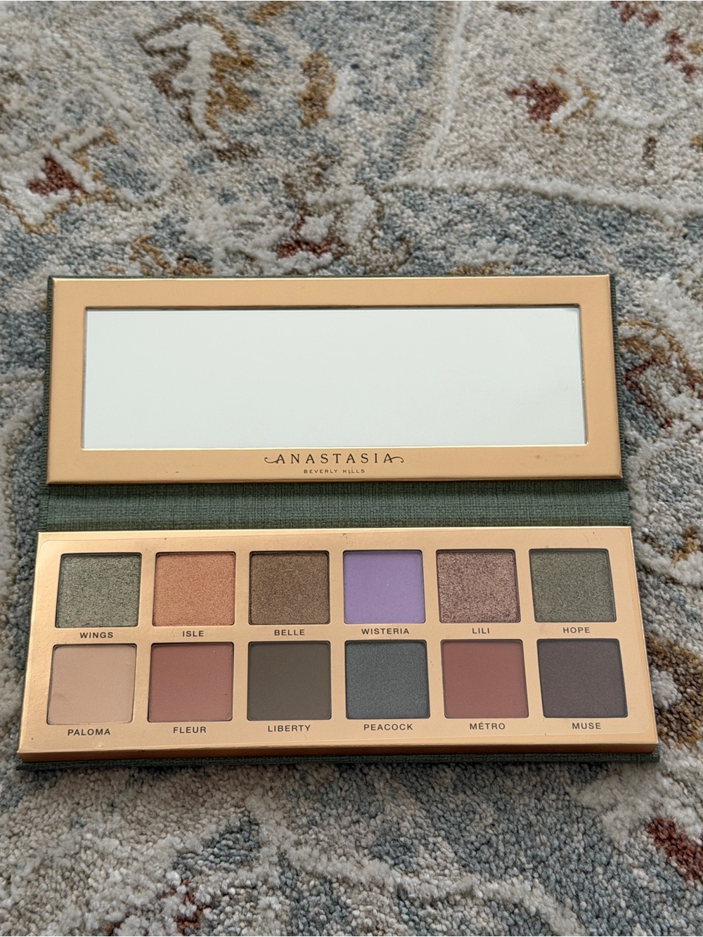 Anastasia Beverly Hills Eyeshadow Palette — Purple, Pink, Green & Neutral Mix